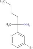 2-(3-Bromophenyl)hexan-2-amine