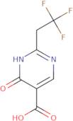 6-Oxo-2-(2,2,2-trifluoroethyl)-1,6-dihydropyrimidine-5-carboxylic acid