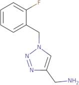 (1-(2-Fluorobenzyl)-1H-1,2,3-triazol-4-yl)methanamine