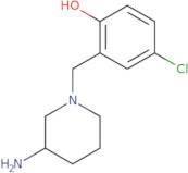 2-[(3-Aminopiperidin-1-yl)methyl]-4-chlorophenol