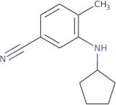 3-(Cyclopentylamino)-4-methylbenzonitrile