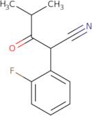 2-(2-Fluorophenyl)-4-methyl-3-oxopentanenitrile