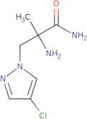 2-Amino-3-(4-chloropyrazol-1-yl)-2-methylpropanamide