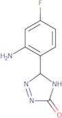 3-(2-Amino-4-fluorophenyl)-4,5-dihydro-1H-1,2,4-triazol-5-one