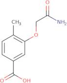 3-(Carbamoylmethoxy)-4-methylbenzoic acid