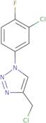 1-(3-Chloro-4-fluorophenyl)-4-(chloromethyl)-1H-1,2,3-triazole