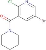 5-Bromo-2-chloro-3-[(piperidin-1-yl)carbonyl]pyridine