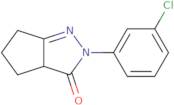 2-(3-Chlorophenyl)-2H,3H,3aH,4H,5H,6H-cyclopenta[C]pyrazol-3-one