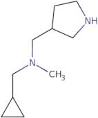 (Cyclopropylmethyl)(methyl)(pyrrolidin-3-ylmethyl)amine