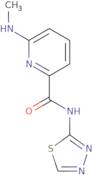 6-(Methylamino)-N-(1,3,4-thiadiazol-2-yl)pyridine-2-carboxamide