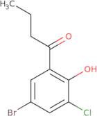 1-(5-Bromo-3-chloro-2-hydroxyphenyl)butan-1-one