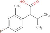 2-(4-Fluoro-2-methylphenyl)-3-methylbutanoic acid