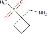 1-(1-Methanesulfonylcyclobutyl)methanamine