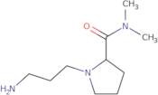 1-(3-Aminopropyl)-N,N-dimethylpyrrolidine-2-carboxamide