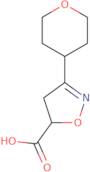 3-(Oxan-4-yl)-4,5-dihydro-1,2-oxazole-5-carboxylic acid