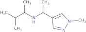 3-Methyl-N-[1-(1-methylpyrazol-4-yl)ethyl]butan-2-amine