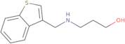 3-[(1-Benzothiophen-3-ylmethyl)amino]propan-1-ol