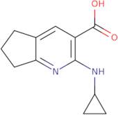 2-(Cyclopropylamino)-6,7-dihydro-5H-cyclopenta[b]pyridine-3-carboxylic acid