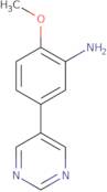 2-Methoxy-5-(pyrimidin-5-yl)aniline