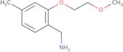 [2-(2-Methoxyethoxy)-4-methylphenyl]methanamine