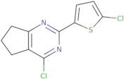 4-Chloro-2-(5-chlorothiophen-2-yl)-5H,6H,7H-cyclopenta[D]pyrimidine