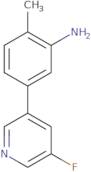 5-(5-Fluoropyridin-3-yl)-2-methylaniline