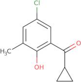 4-Chloro-2-cyclopropanecarbonyl-6-methylphenol