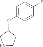 3-[(4-Fluorophenyl)sulfanyl]pyrrolidine