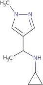 N-[1-(1-Methylpyrazol-4-yl)ethyl]cyclopropanamine