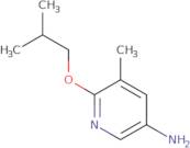 5-Methyl-6-(2-methylpropoxy)pyridin-3-amine