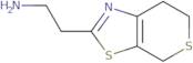 2-{4H,6H,7H-Thiopyrano[4,3-d][1,3]thiazol-2-yl}ethan-1-amine