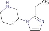 3-(2-Ethyl-1H-imidazol-1-yl)piperidine