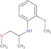 N-(1-Methoxypropan-2-yl)-2-(methylsulfanyl)aniline