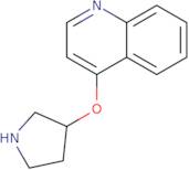 4-(Pyrrolidin-3-yloxy)quinoline