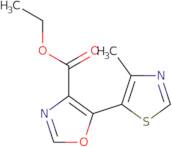 Ethyl 5-(4-methyl-1,3-thiazol-5-yl)-1,3-oxazole-4-carboxylate