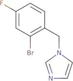 1-[(2-Bromo-4-fluorophenyl)methyl]-1H-imidazole