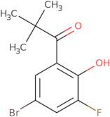 1-(5-Bromo-3-fluoro-2-hydroxyphenyl)-2,2-dimethylpropan-1-one