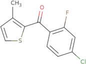 (4-Chloro-2-fluorophenyl)(3-methylthiophen-2-yl)methanone