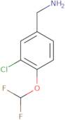 1-[3-Chloro-4-(difluoromethoxy)phenyl]methanamine