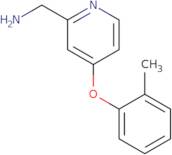 [4-(2-Methylphenoxy)pyridin-2-yl]methanamine