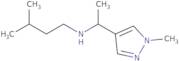 3-Methyl-N-[1-(1-methylpyrazol-4-yl)ethyl]butan-1-amine