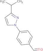 4-[3-(Propan-2-yl)-1H-pyrazol-1-yl]benzaldehyde