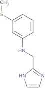 N-(1H-Imidazol-2-ylmethyl)-3-(methylsulfanyl)aniline