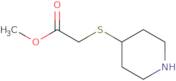 Methyl 2-(piperidin-4-ylsulfanyl)acetate