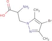 2-Amino-3-(4-bromo-3,5-dimethyl-1H-pyrazol-1-yl)propanoic acid