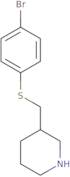 3-([(4-Bromophenyl)sulfanyl]methyl)piperidine