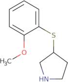 3-[(2-Methoxyphenyl)sulfanyl]pyrrolidine