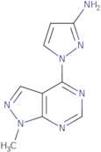 1-{1-Methyl-1H-pyrazolo[3,4-d]pyrimidin-4-yl}-1H-pyrazol-3-amine