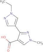 3-(1-Ethyl-1H-pyrazol-4-yl)-1-methyl-1H-pyrazole-4-carboxylic acid