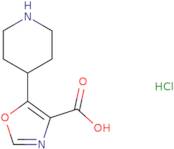 5-(Piperidin-4-yl)-1,3-oxazole-4-carboxylic acid hydrochloride